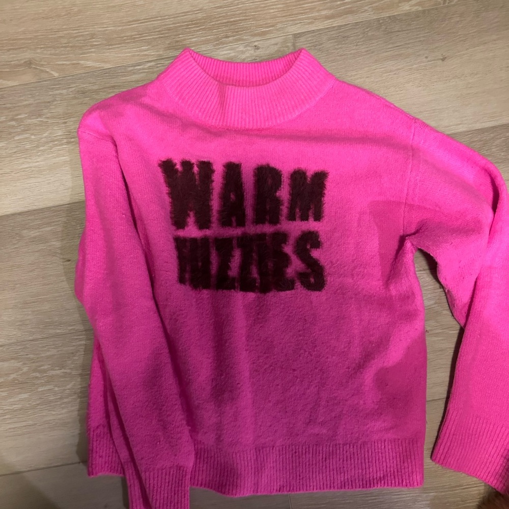 a new day Vibrant Pink Turtleneck Sweater